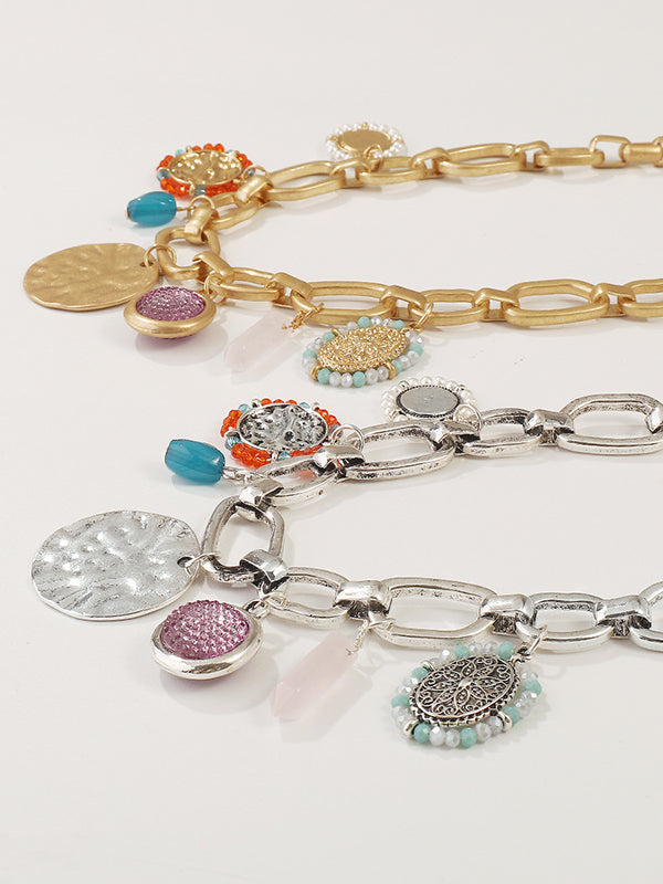 Collier géométrique à chaîne