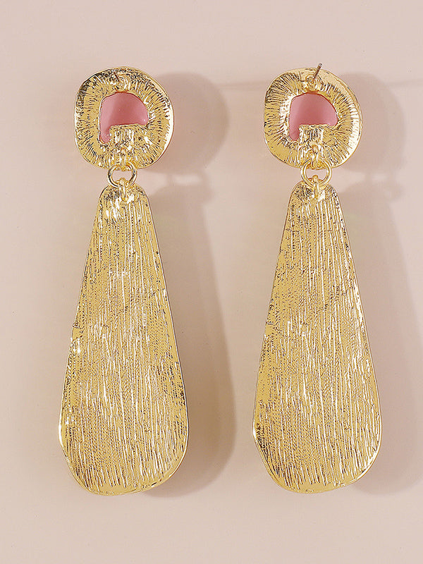 Boucles d'oreilles pendantes géométriques