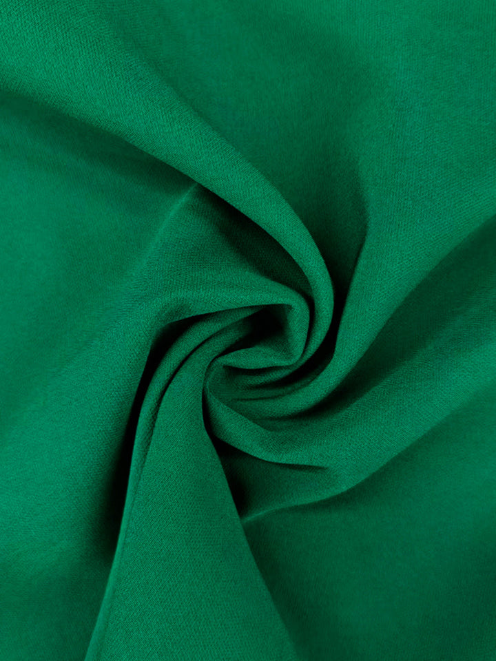 Robe longue plissée coupe trapèze, taille haute, à empiècements, à col rond, couleur unie