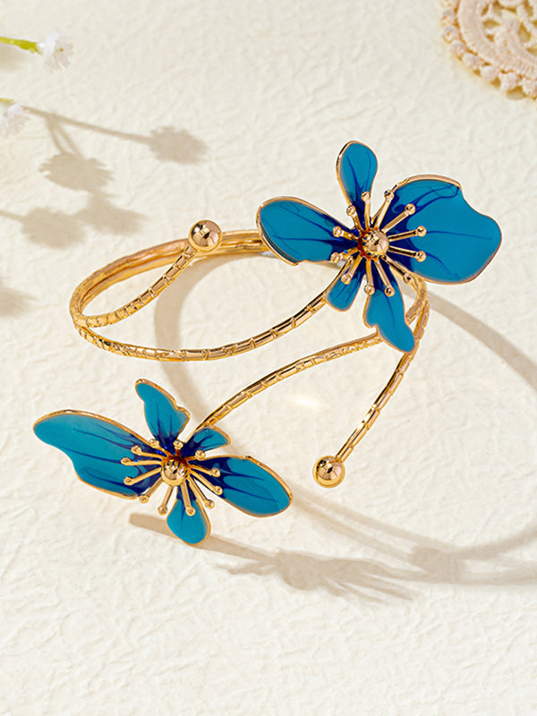 Bracelet réglable en forme de fleur