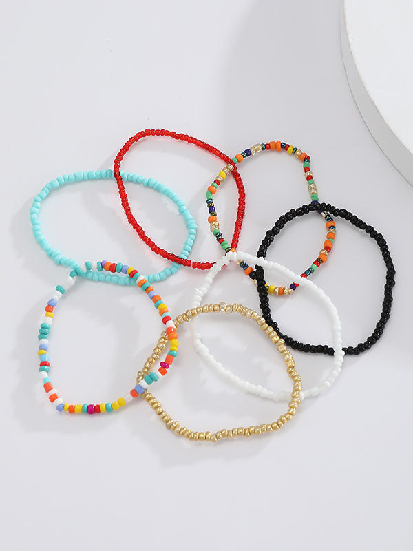 Bracelet multicolore à perles