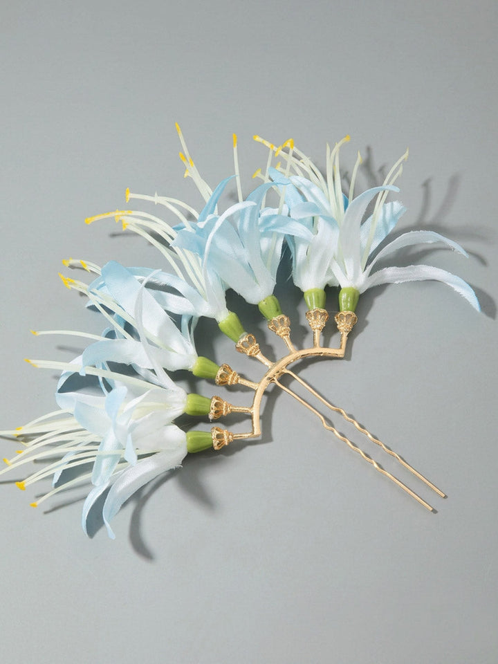 Pinces à cheveux en forme de fleur