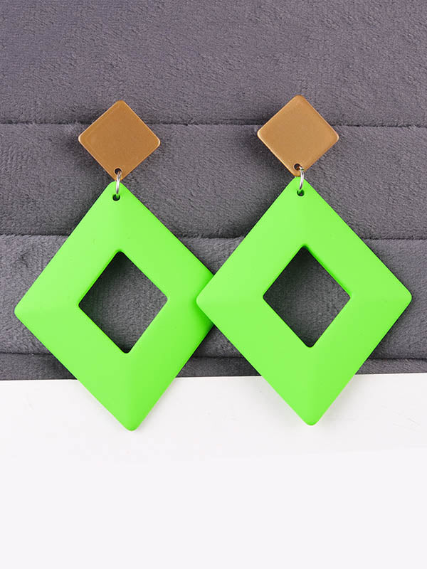 Boucles d'oreilles géométriques