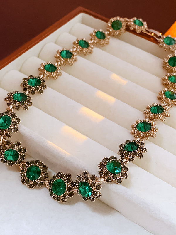 Collier géométrique à chaîne