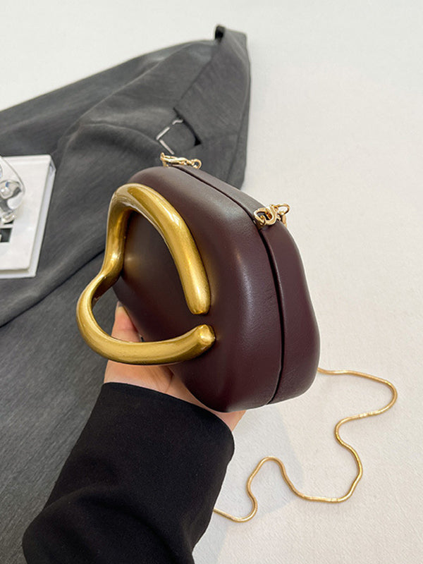 Sac géométrique à chaîne, à empiècements