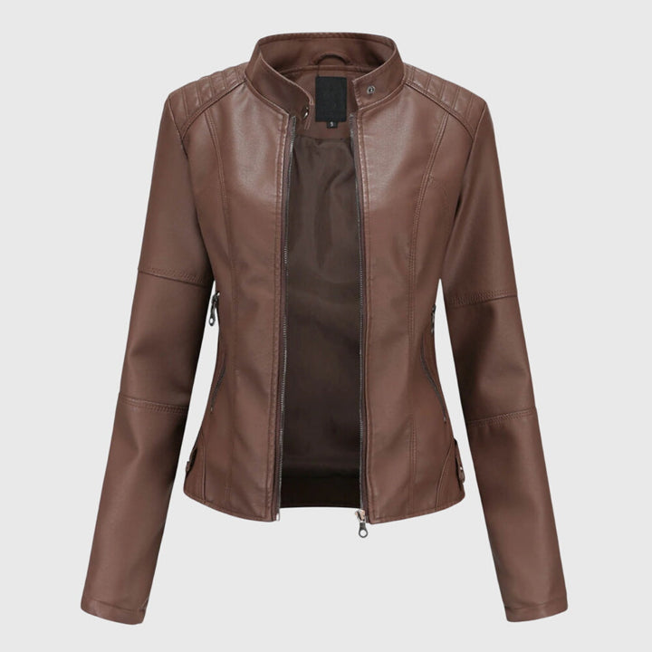 Sophie | Veste en cuir biker confortable pour femmes