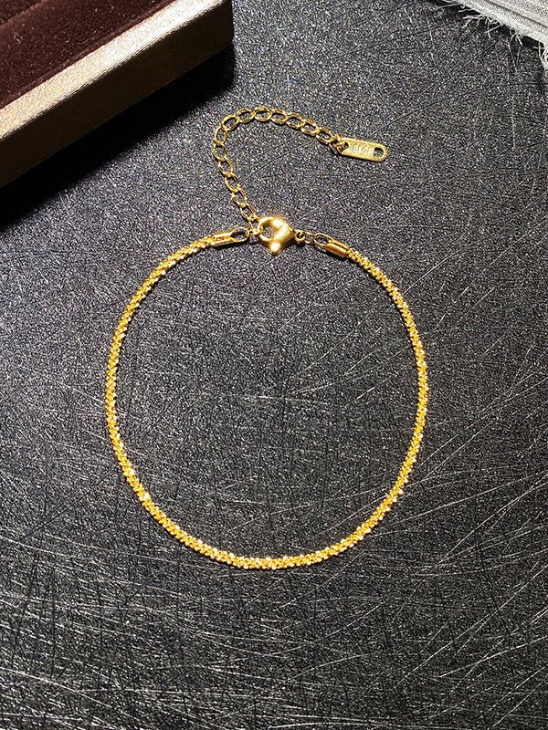 Bracelets de cheville brillants