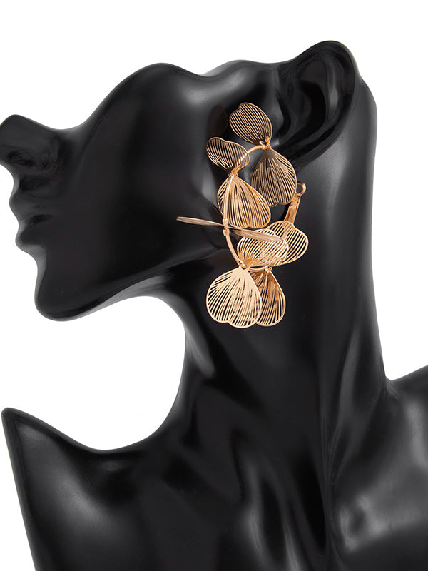 Boucles d'oreilles pendantes géométriques