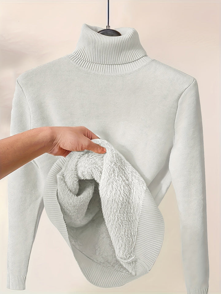 Pull à col roulé élégant pour femmes