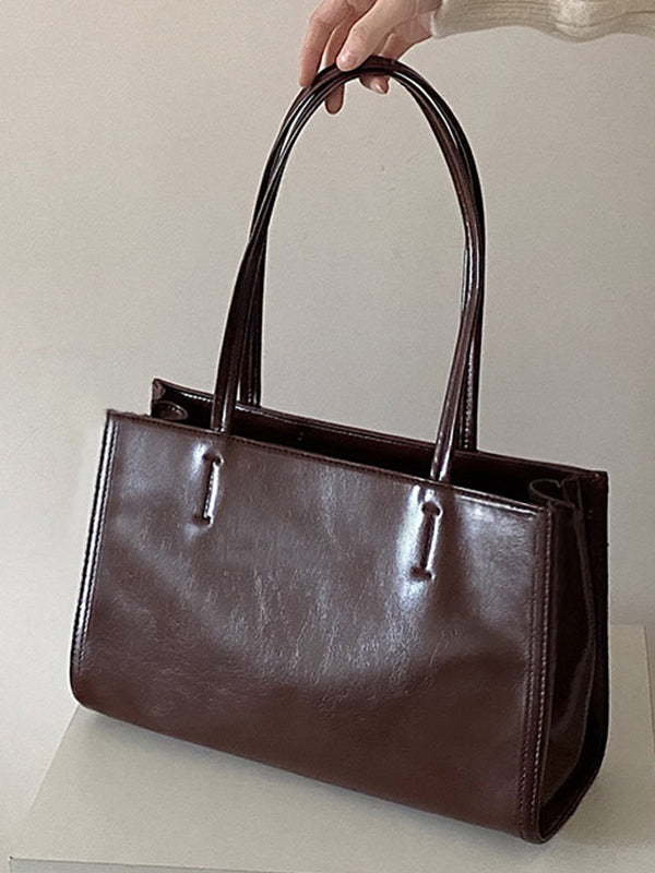 Accessoires simples de sacs en PU de couleur unie
