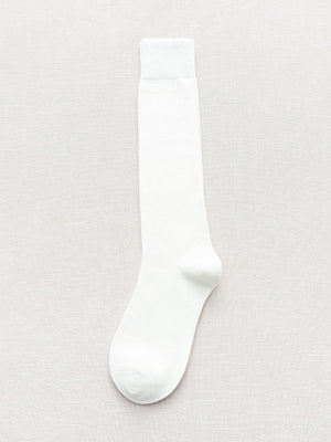 Chaussettes décontractées chaudes couleur unie