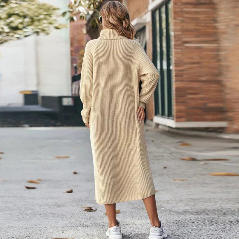 Dina | Robe tricotée longue pour femmes moderne et élégante