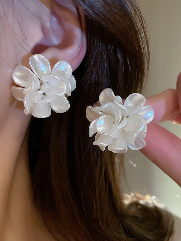 Boucles d'oreilles en forme de fleur