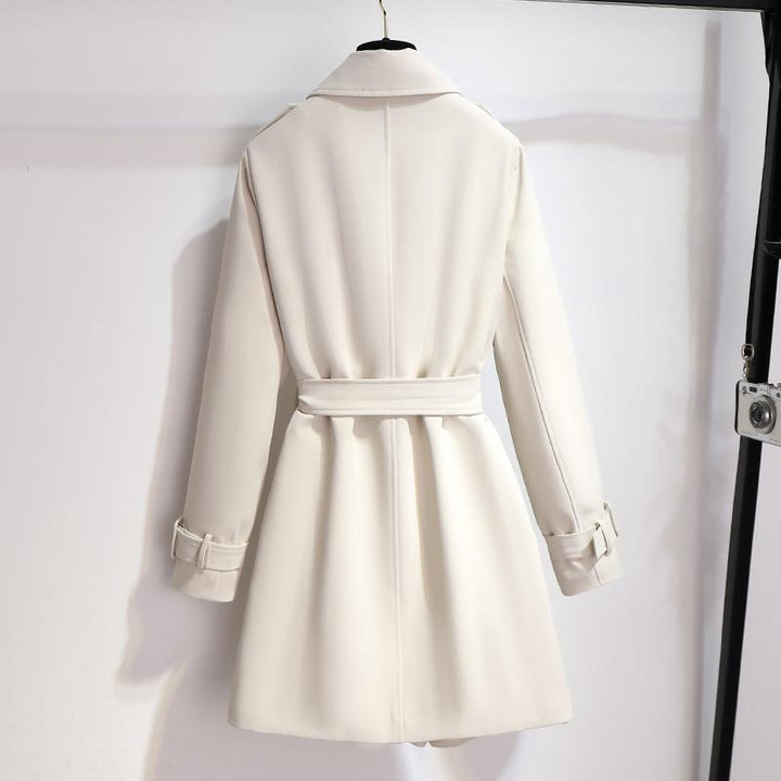 Trench-coat Femme Classique Élégant | Longueur Genou