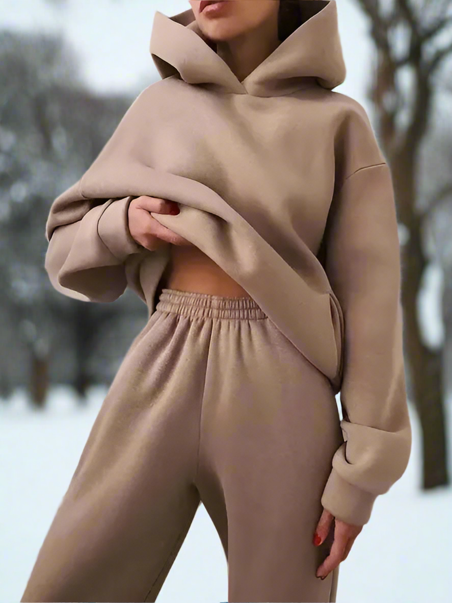 Ensemble de sweat à capuche et de jogging confortable, stylé et polyvalent pour femmes