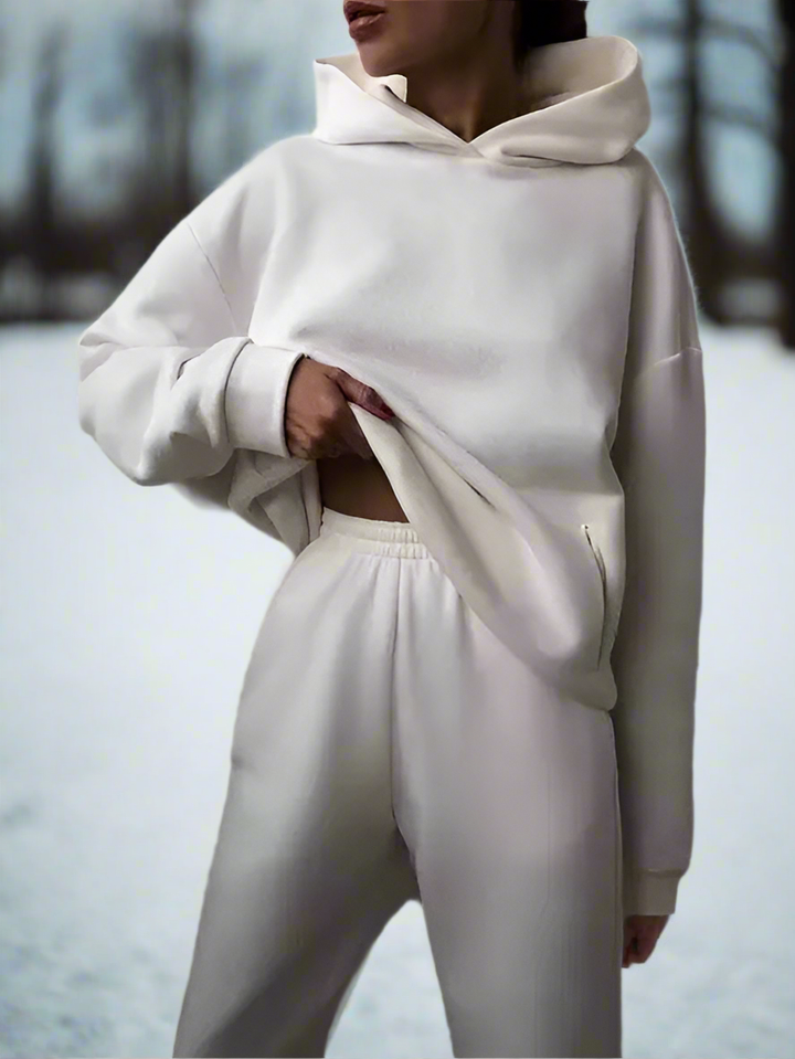 Ensemble de sweat à capuche et de jogging confortable, stylé et polyvalent pour femmes