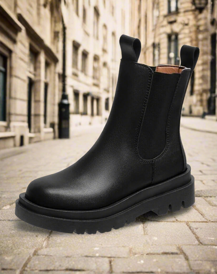 Bottes d'hiver montantes, chaudes et stylées pour femmes