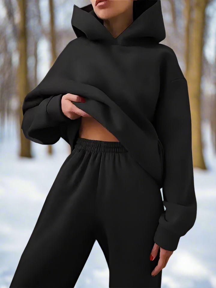 Ensemble de sweat à capuche et de jogging confortable, stylé et polyvalent pour femmes