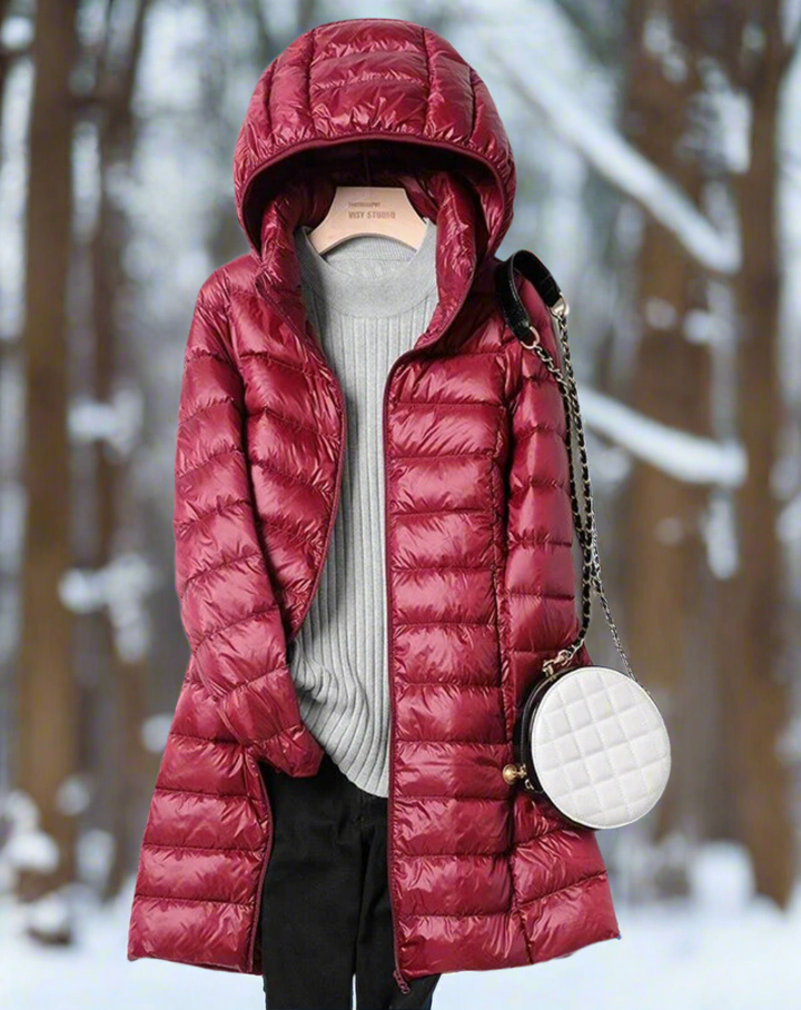Manteau en duvet isolé, léger et élégant pour femmes