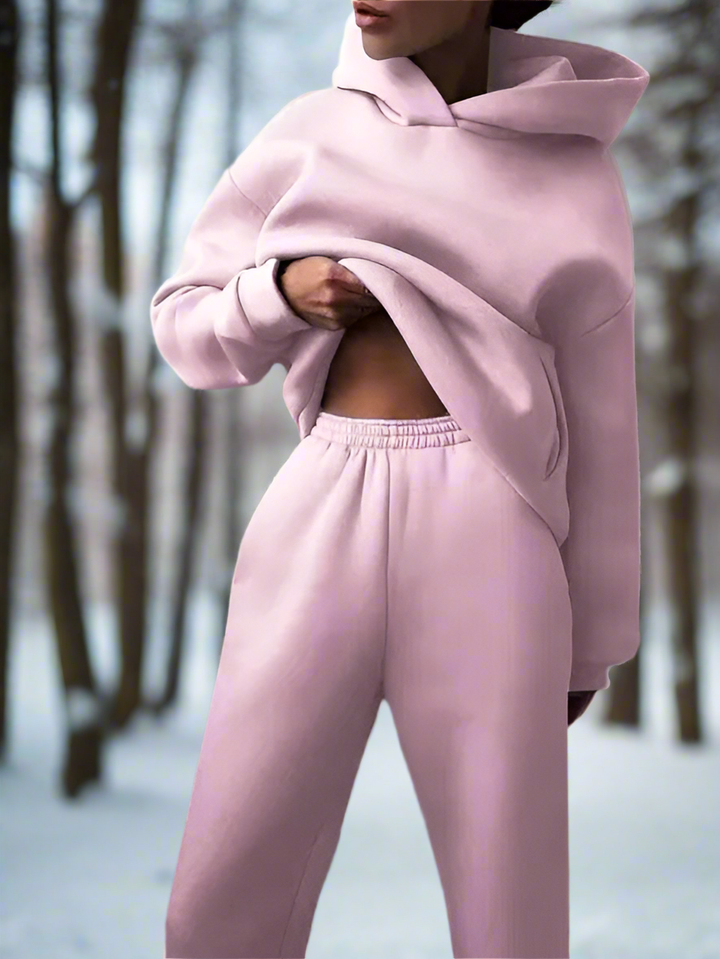 Ensemble de sweat à capuche et de jogging confortable, stylé et polyvalent pour femmes