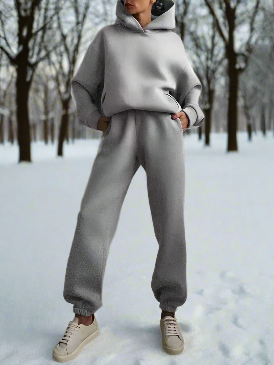 Ensemble de sweat à capuche et de jogging confortable, stylé et polyvalent pour femmes