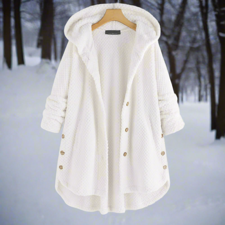 Sweat à capuche en polaire réversible, stylé et confortable pour femmes