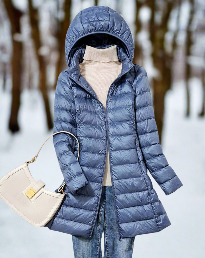 Manteau en duvet isolé, léger et élégant pour femmes