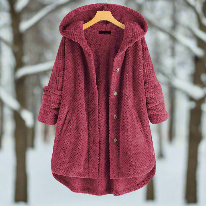 Sweat à capuche en polaire réversible, stylé et confortable pour femmes