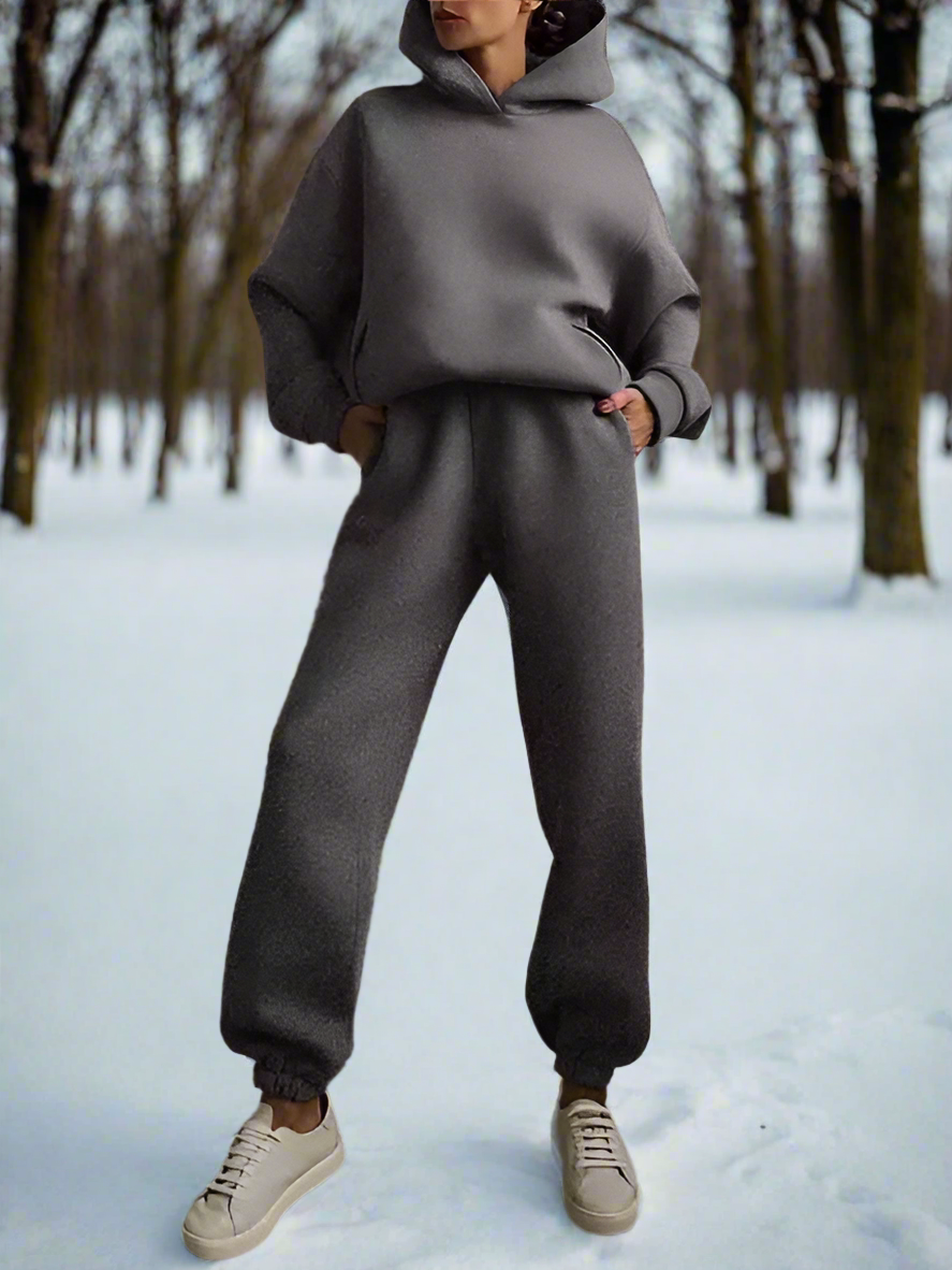 Ensemble de sweat à capuche et de jogging confortable, stylé et polyvalent pour femmes