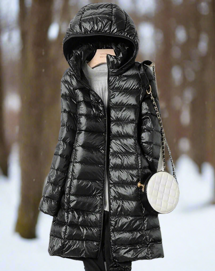 Manteau en duvet isolé, léger et élégant pour femmes