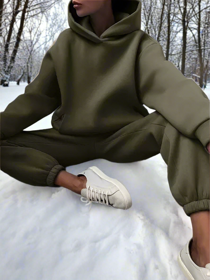 Ensemble de sweat à capuche et de jogging confortable, stylé et polyvalent pour femmes