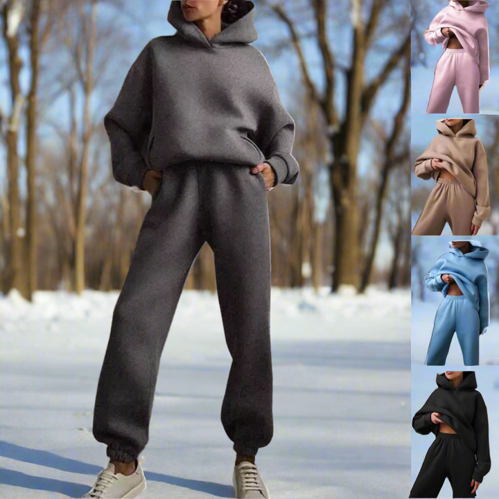 Ensemble de sweat à capuche et de jogging confortable, stylé et polyvalent pour femmes