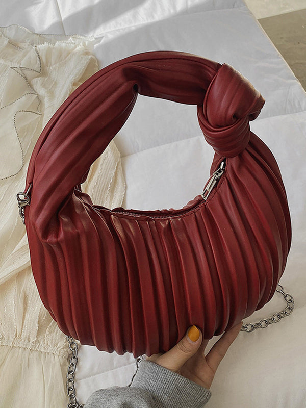 Sacs à fermeture éclair plissés à empiècements Accessoires Sacs à main Sacs à bandoulière