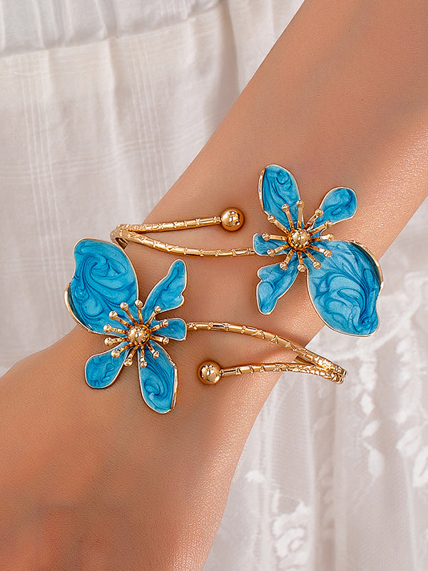 Bracelet réglable en forme de fleur