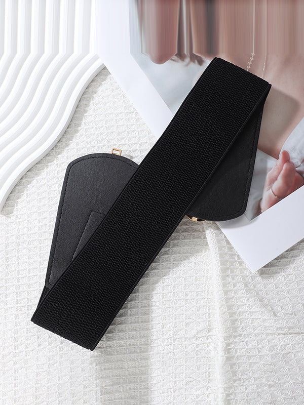 Ceinture à taille élastique, à empiècements