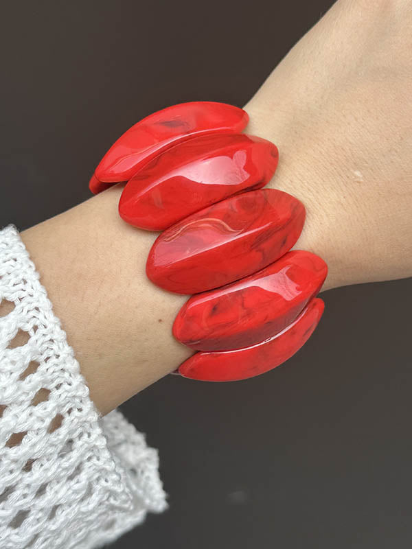 Bracelet géométrique brillant
