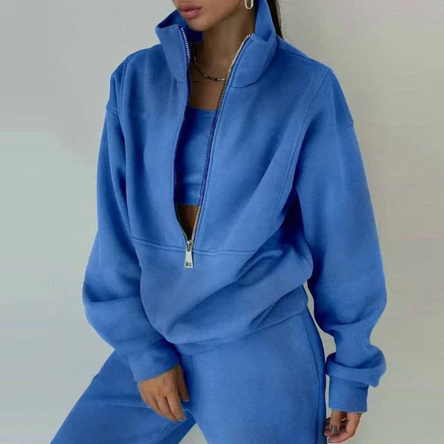 Peja - sweat-shirt et pantalon pour femmes avec fermeture éclair