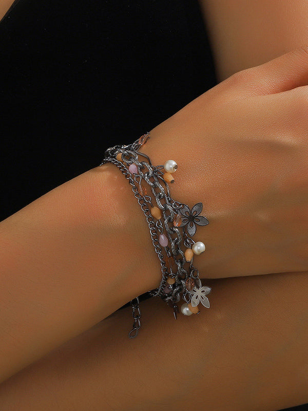 Bracelet superposé à chaîne