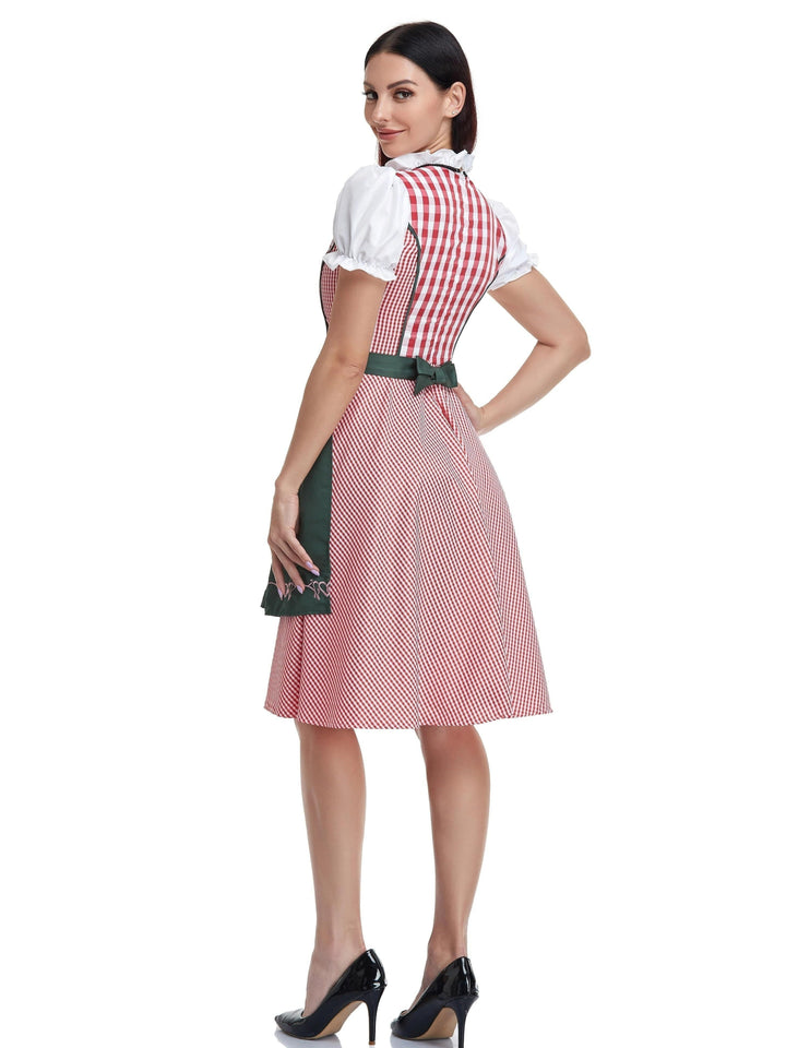 Robe Dirndl Oktoberfest Femme Vert Olive