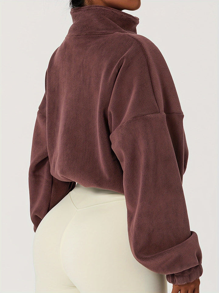 Velexia | Crop-Top en Fleece
