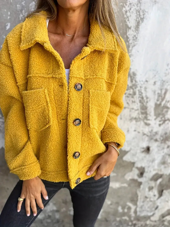 Manteau Teddy d'Hiver pour Femmes | Manches Longues