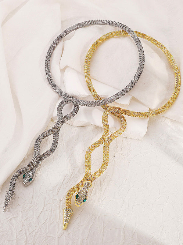 Collier en forme de serpent