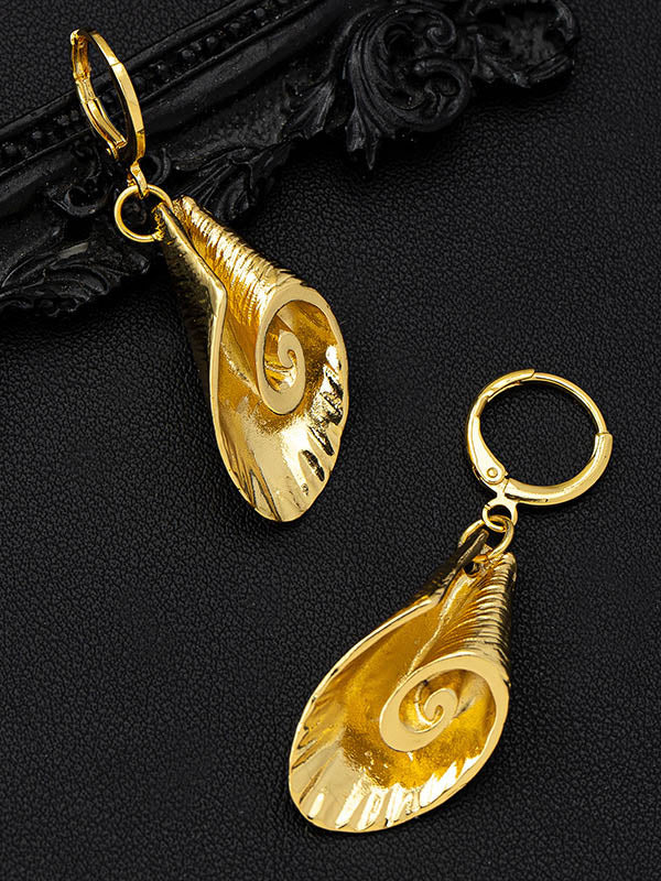 Boucles d'oreilles pendantes géométriques normcore