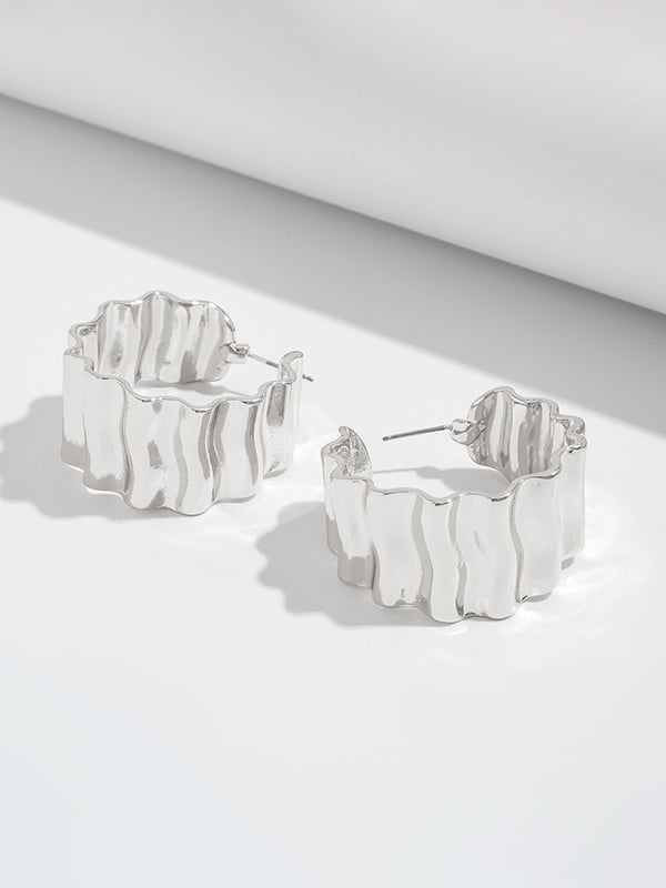 Boucles d'oreilles pendantes géométriques