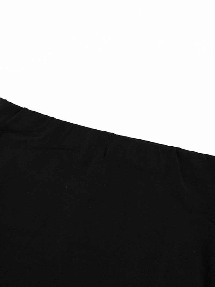 Jupe moulante coupe droite, couleur unie