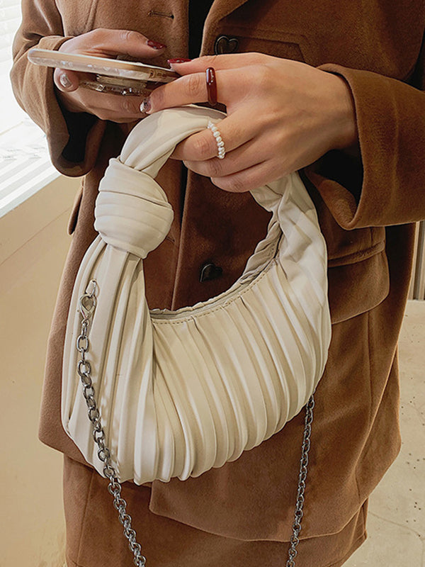 Sacs à fermeture éclair plissés à empiècements Accessoires Sacs à main Sacs à bandoulière