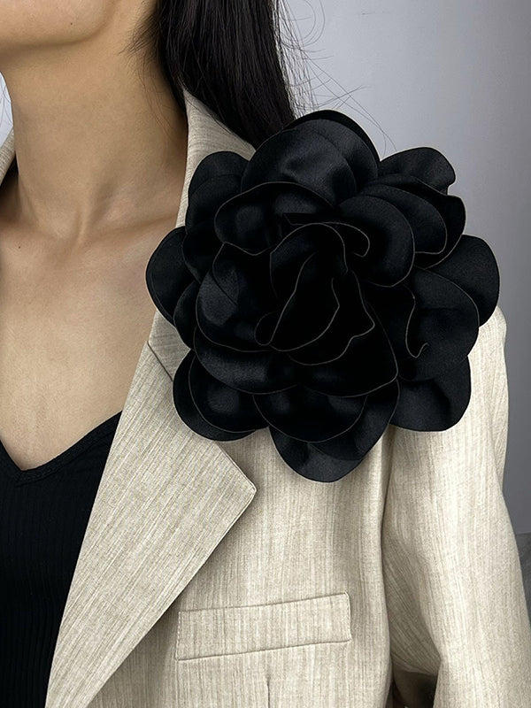 Broche à fleurs en 3D