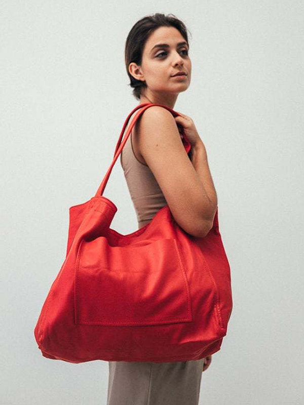 Sac à main géométrique à empiècements