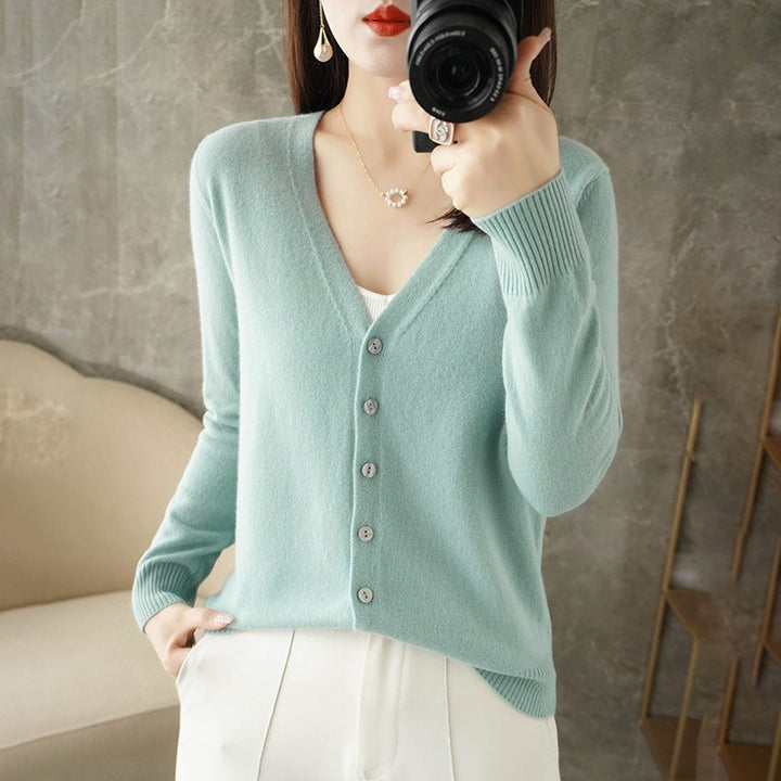 Cardigan pour femmes avec décolleté en V | Décontracté