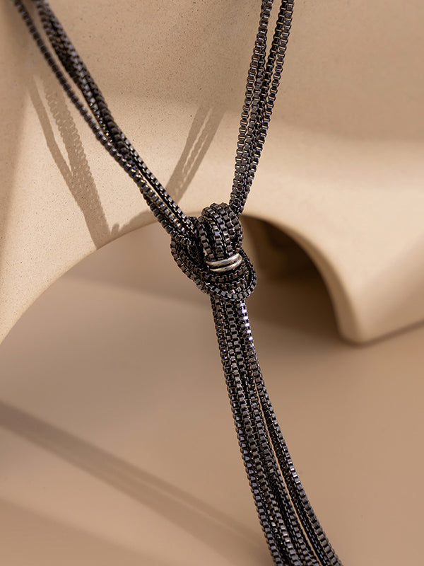 Collier à pompons